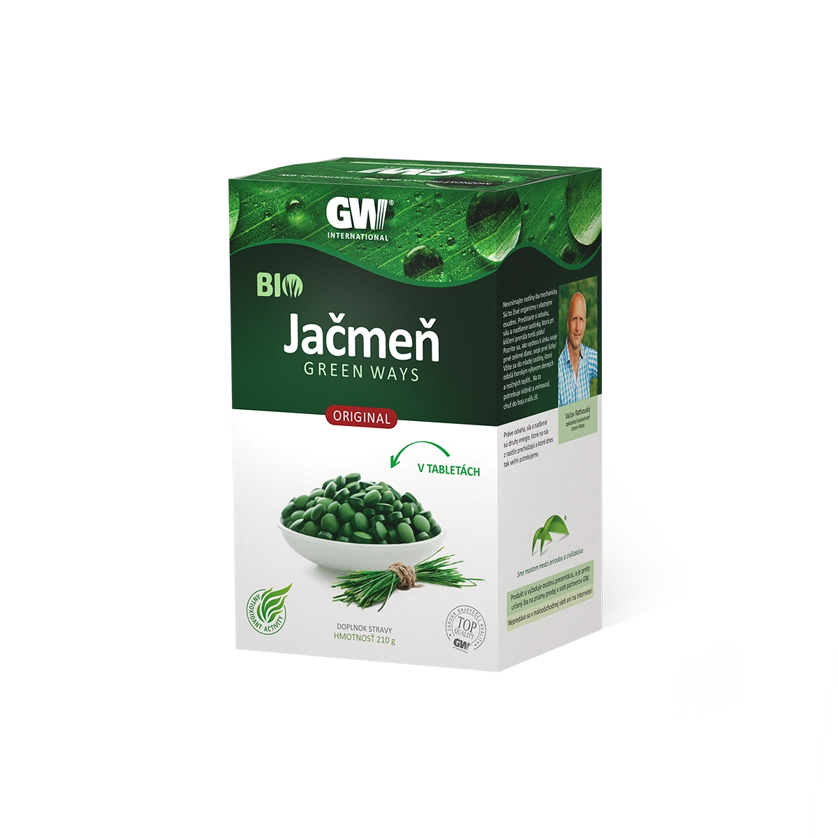 BIO zelený jačmeň Green Ways tablety 210g